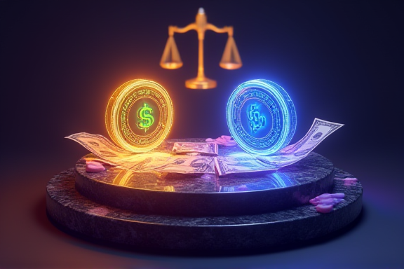 USDC 与 USDT 两大稳定币市值与场景对比开篇示意