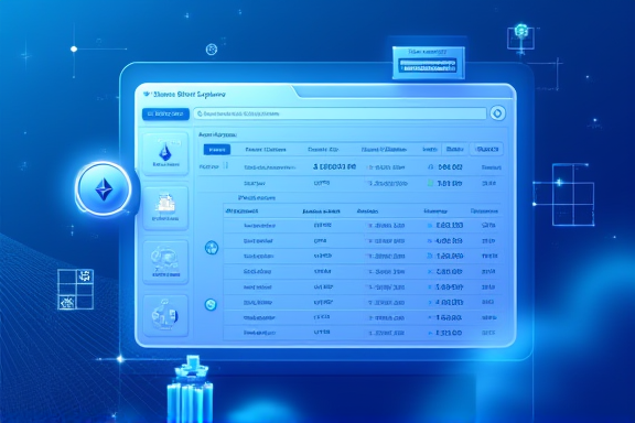 Etherscan 主页界面与以太坊链上数据全景示意