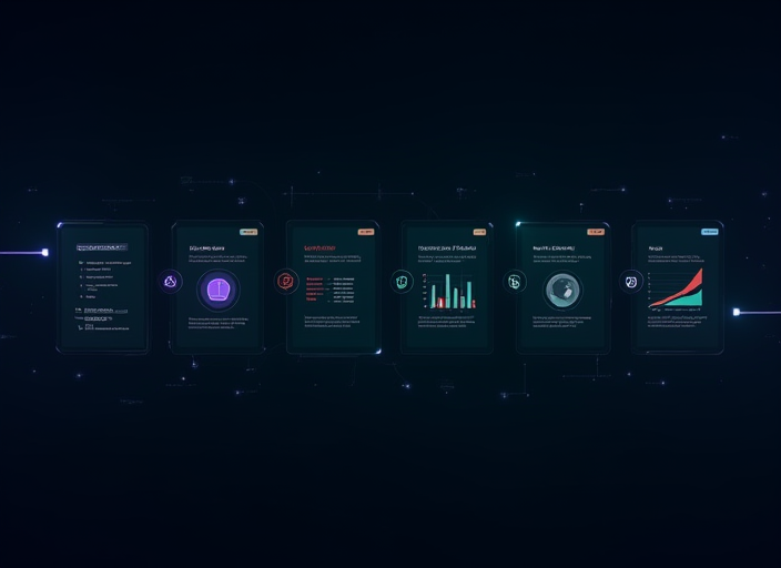 DEX Screener 与合约扫描器五步尽职调查工具链路示意