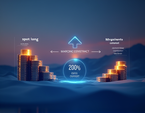 永续对现货 delta 中性结构的资金占用与保证金管理示意