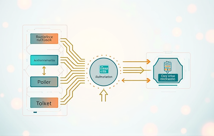 Diagram of Stellar's SEP-8 transfer authorization flow, showing the interaction between issuer authorization server and allowlist nodes